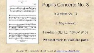 Seitz : Concerto No. 3, Op. 12 (1/3)