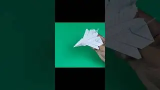 Pesawat Jet Tempur Kertas #origami #pesawatkertas