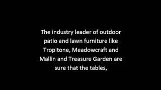 Meadowcraft Patio Furniture Tips | Meadowcraft Outdoor Furniture Guide