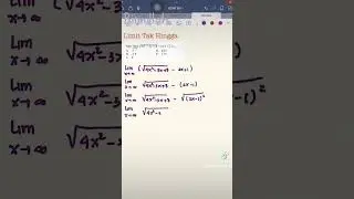 Limit Tak Hingga | Limit fungsi aljabar | Matematika Peminatan | Matematika SMA |