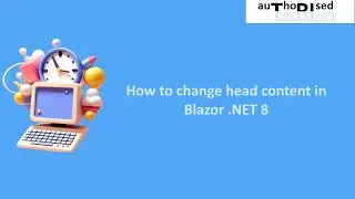 How to change head content in Blazor .Net 8