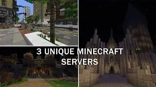 TOP 3 UNIQUE MINECRAFT SERVERS