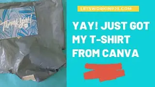 Canva T-shirt Design  Unboxing
