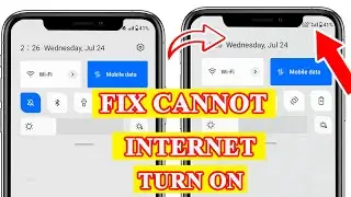How to fix cannot turn on internet on OnePlus