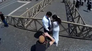 Reportaje Post Boda en Roma - Fontana de Trevi, Coliseo, Piazza San Pietro