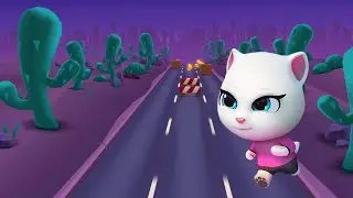 talking tom gold run - Boss fight in cave with Talking Angela in Las Vegas - Part 119 !