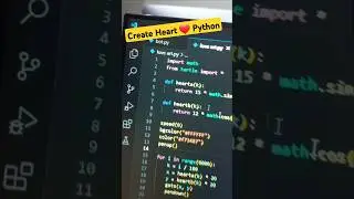 Create 3D heart ❤️  animation using python