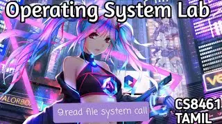 read system call using c program | os cs8461 | 4th sem of cse | operating system lab | QT