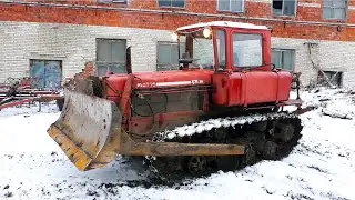 DT-75 Getting ready for winter! Chassis revision! Drift on DT-75!