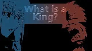 "What is a King?" - Fate Zero Typography