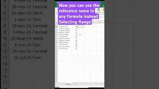 Excel Pro Tip: Mastering Single Cell References with Named Ranges 🎯 #shortvideo #shorts #short