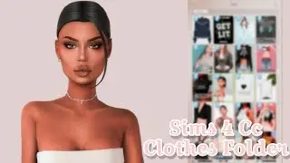 Sims 4 | Cc Clothes folder | 400+🤎