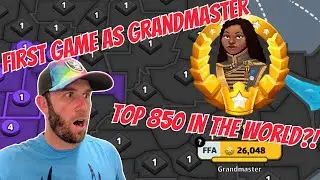My First Game As A Grandmaster! Can We Crack The Top 1000 In The World?! | Risk Global Domination