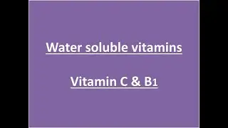 What is Vitamin C & B1 #scurvy #vitaminc #beriberi