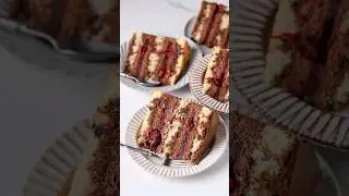 Торт ТРИО рецепт/ Апельсин, вишня, шоколад