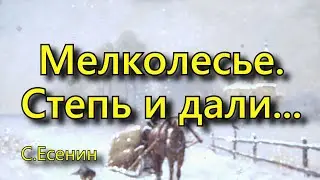 Есенин С. А.  «Мелколесье. Степь и дали...», стихотворение