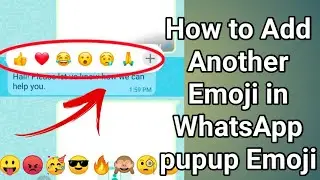 How to add different emoji reactions in WhatsApp | Change reaction emoji onWhatsApp | Whatsapp emoji