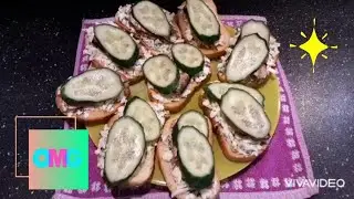 🍔🐟Вкусные и легкие бутерброды со шпротами! 