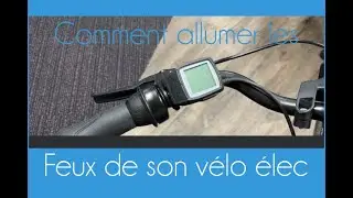 Comment allumer les feux sur son vélo électrique (avec compteur Bosch Purion)