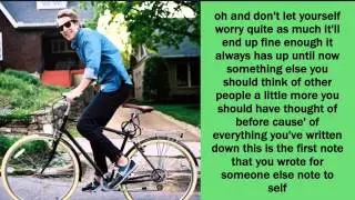 Note to Self Lyrics - Ben Rector