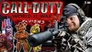 FIVE NIGHTS AT NOPE!   Call of Duty WaW Zombies Modded Map Funny Moments!
