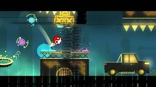 Geometry Dash - Broken Monitor by Selskiy Kot (Harder) Complete + 2 Coins