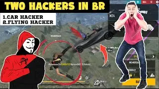 Two Hackers In BR RANKED | Flying Hacker Vs Car Flying Hacker | Free Fire Max | @TARZANGAMINGFF