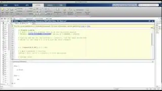 MATLAB Video 18: Using min/ max functions to find local minima/ maxima