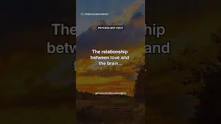 The relationship between love and the brain…💔 Relationship #shorts #motivation #psychologyfacts