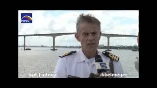 Bakana Boskopu ma 22 nov ‘21 Nederlands Marineschip “Pelikaan” tgv Onafhankelijkheidsviering  PBM
