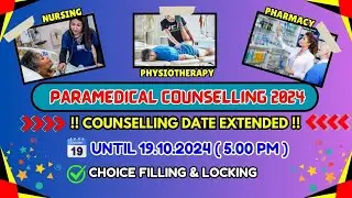 Paramedical Counselling DATE EXTENDED 2024 19/10/2024