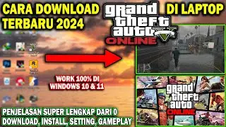 Cara Download GTA V Online Di Laptop Terbaru 2024 | Download Grand Theft Auto V online
