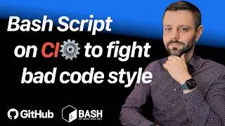 Make your CI REJECT bad style code! Livecoding simple BASH script for GitHub.
