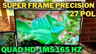 MONITOR SUPERFRAME VALE A PENA ? PAGUEI BARATO EM UM QUAD HD 165 HZ  MUITA PROMESSA PELO PREÇO!!!