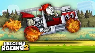 🔥INSANEEEEE! NEW RECORDS WITH RACING TRUCK #12!!🔥 - Hill Climb Racing 2