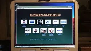 Exploring Truck Diagnostics Software On Win98 Panasonic Tough Book  - But Everthing Goes Wrong!!!