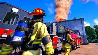 Firefighter Simulator: Ignite — First Look Gameplay! 4K RTX 5090