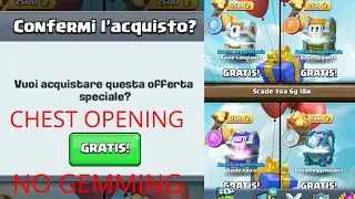 Clash Royale chest opening no gemming