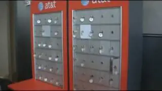 AT&T Charging Station for iPhones at SXSW 2010