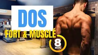 Bien MUSCLER son DOS à la MAISON - 8MIN 🏠 #tonytinspire