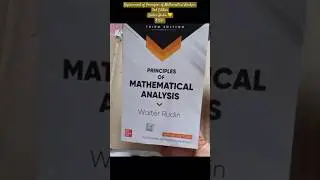 Principles of Mathematical Analysis:3rd Edition;Rudin #unboxing #review #replacement #ekart #gadgets