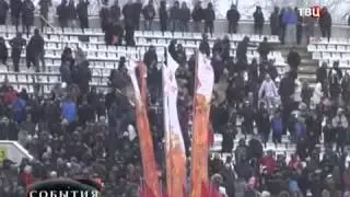 Эстафета огня в Северной Осетии