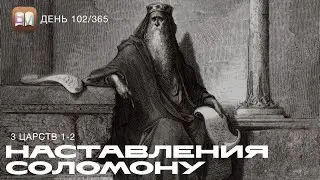 102. Наставления Соломону (3Цар.1-2) [День 102/365] | Библейский Марафон 2025