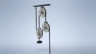 Tutorial : Rope Pulley  Mechanism using Parametric Animation in Autodesk Inventor
