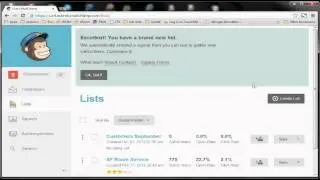 Mailchimp Tutorials: Creating a List and Importing Contacts (NEW DASHBOARD)