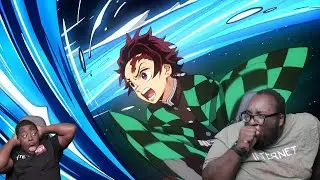 HE BROKE IS GLASSES!! Tanjiro Rap - 