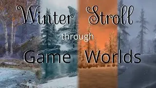 Ambient Winter Walk ❄️ Snow in Video Games