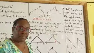 Congruency of triangles