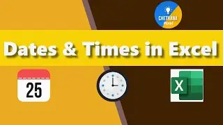 MS Excel - DATE and TIME functions | Handling DATE and TIME in Excel