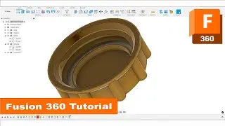 Fusion 360 Tutorial 3D Models for Printing Download & Change Canister Caps